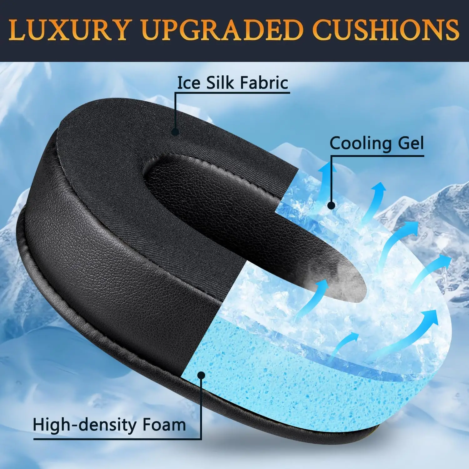 Cooling Gel Replacement Ear Pa - Cooling Pillow Gel avaliação e preço