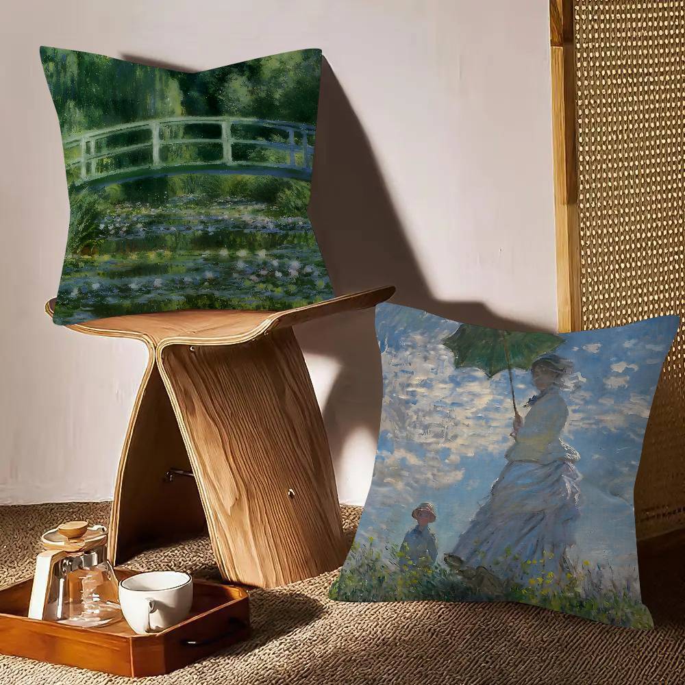 Art Claude Monet Sunrise   Pil - Sunrise Home Textiles & Apparel avaliação e preço