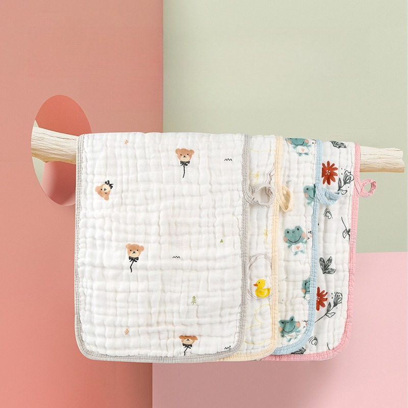 Kids Gauze Towel Drool Bib Sof - Home Textiles Face Towel avaliação e preço