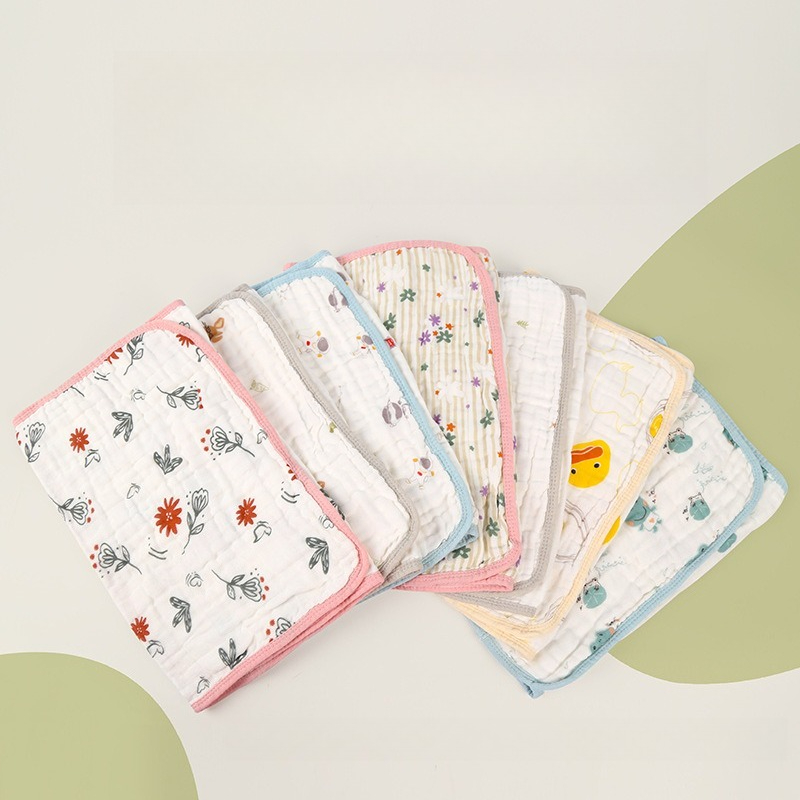 Kids Gauze Towel Drool Bib Sof - Home Textiles Face Towel avaliação e preço