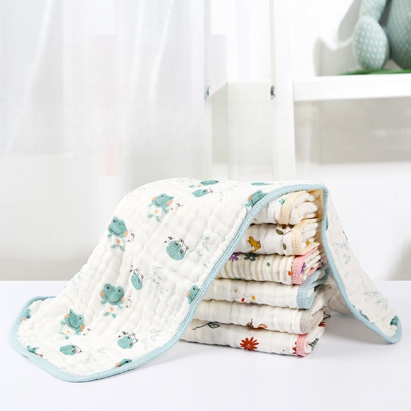 Kids Gauze Towel Drool Bib Sof - Home Textiles Face Towel avaliação e preço
