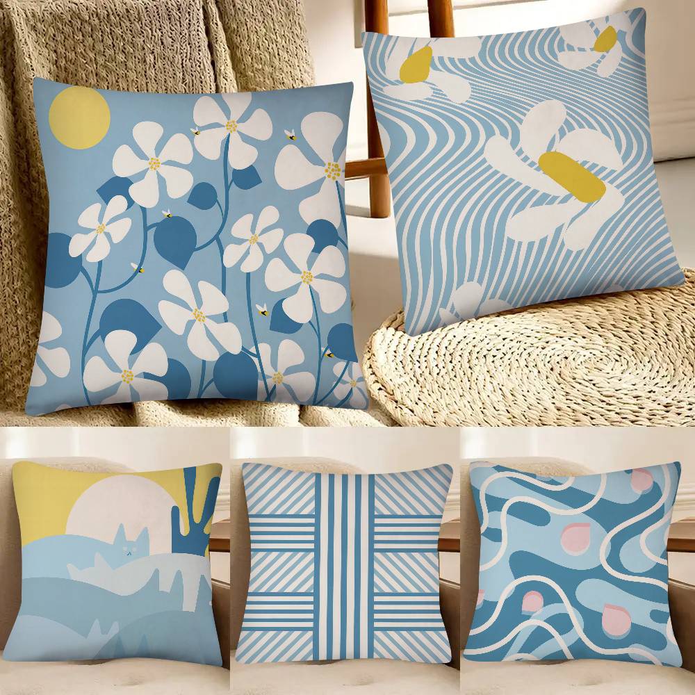 Flower Market Cat Line Stripe  - Home Textiles Market avaliação e preço
