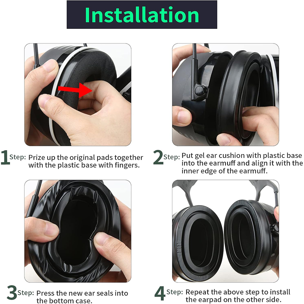 Tactical Headset Earmuffs Gel  - Cooling Pillow Gel avaliação e preço