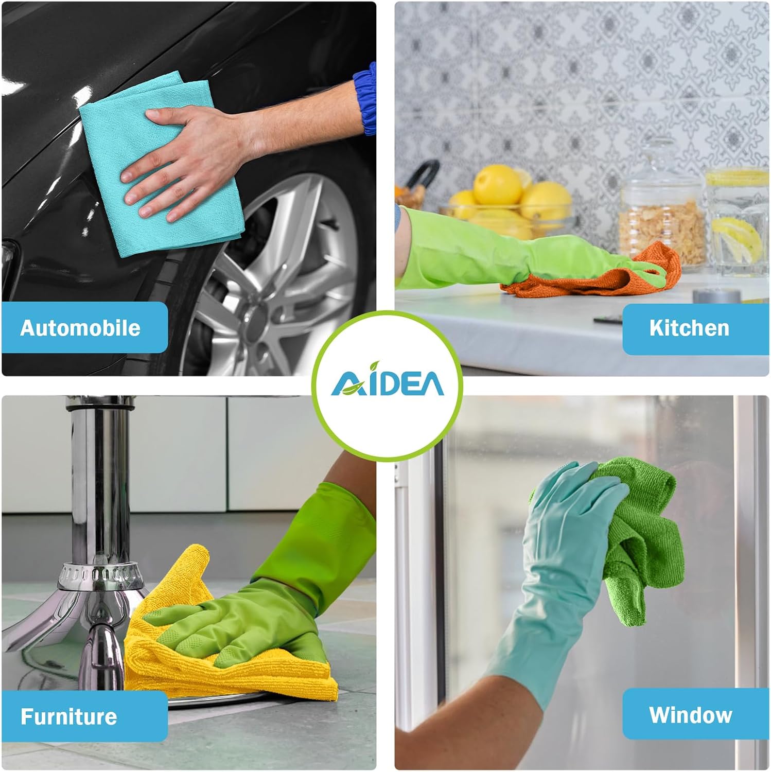Microfiber Cleaning Cloth 10PK - Home Textiles Face Towel avaliação e preço
