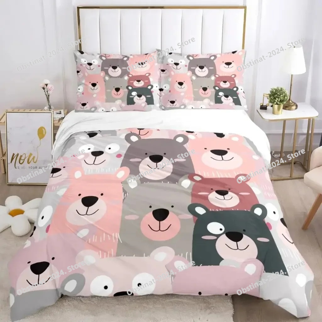 Cartoon Animals Bedding Sets N - Linen Duvet Cover avaliação e preço