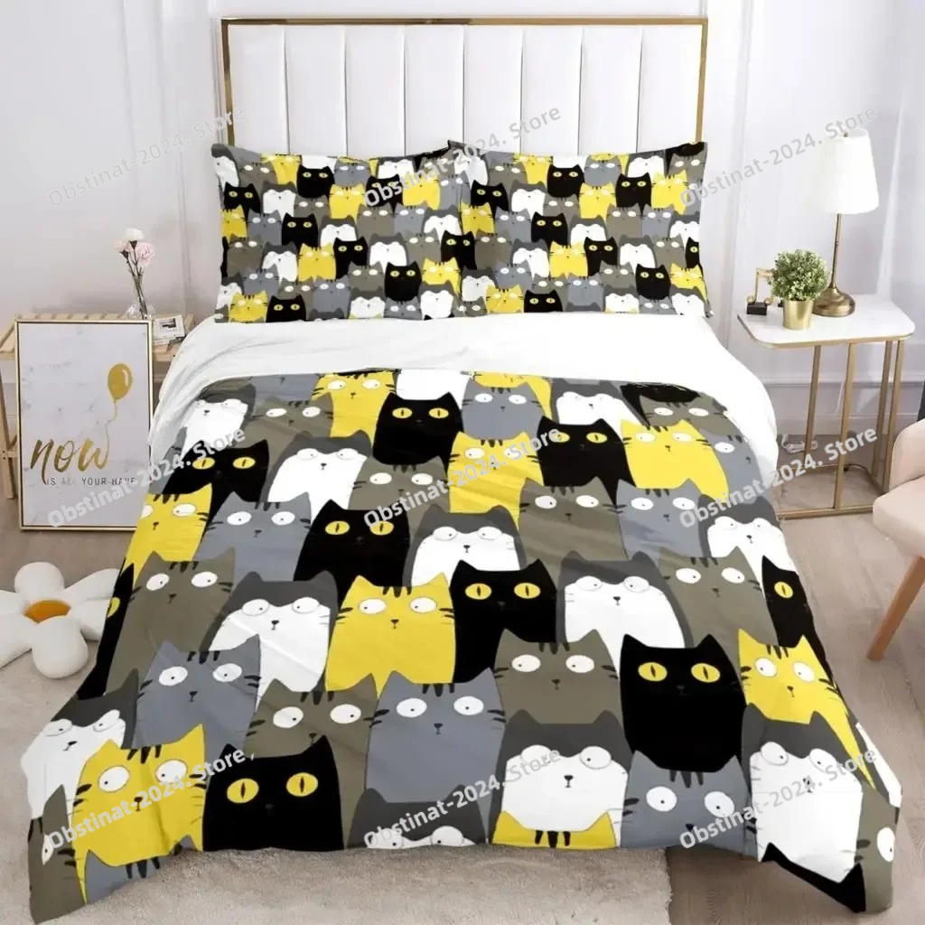 Cartoon Animals Bedding Sets N - Linen Duvet Cover avaliação e preço