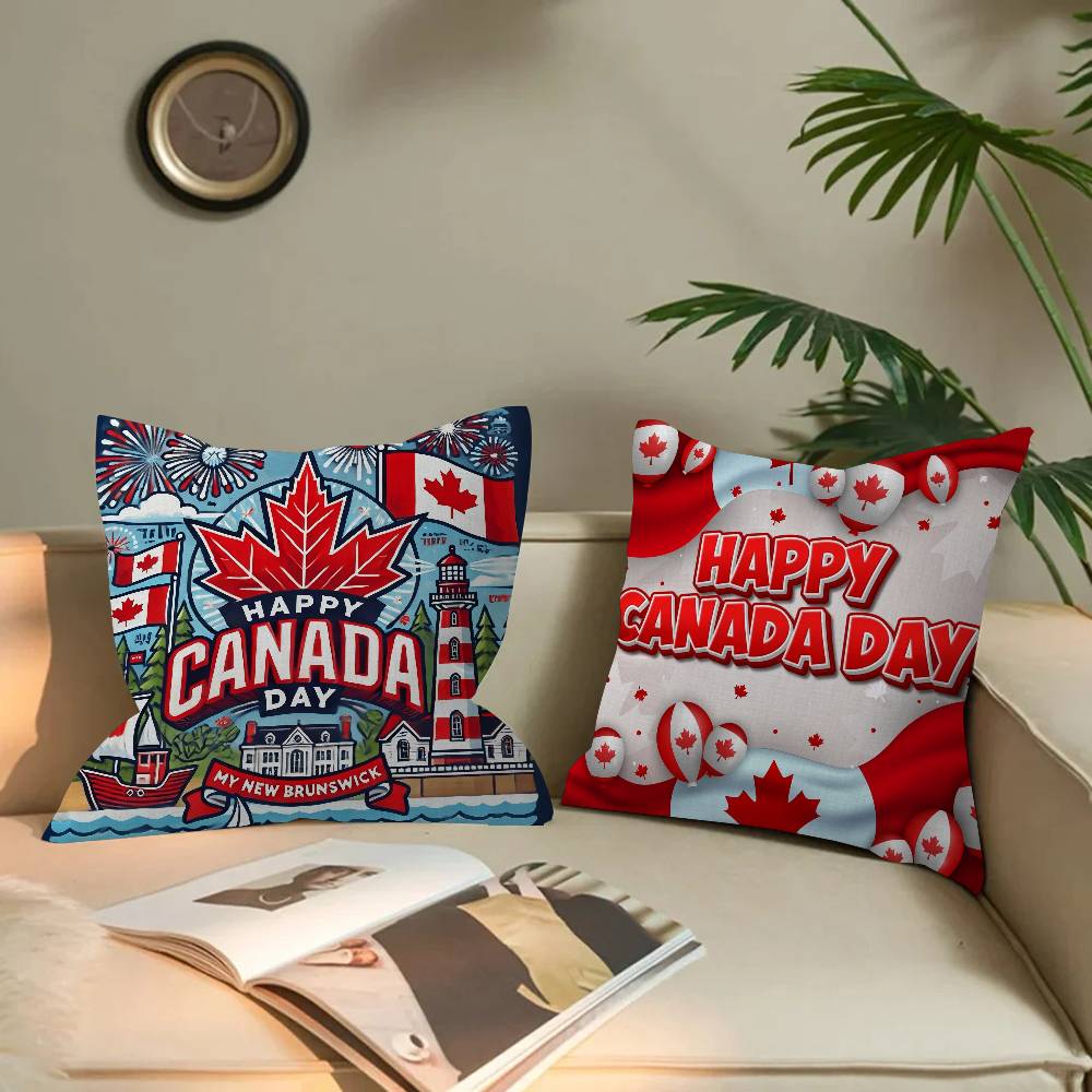 C-CANADA DAY Pillow Covers Car - Home Textiles Canada avaliação e preço