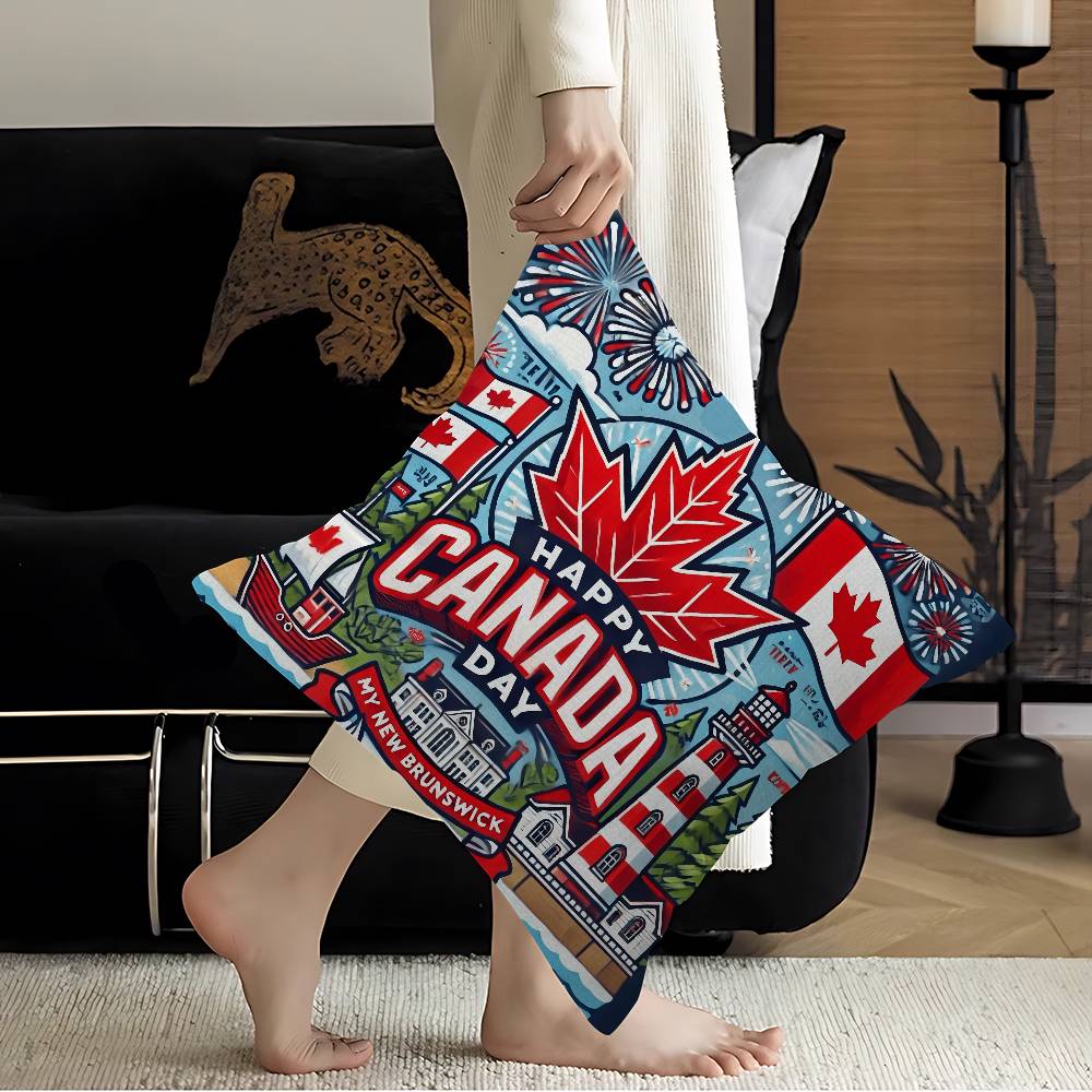 C-CANADA DAY Pillow Covers Car - Home Textiles Canada avaliação e preço
