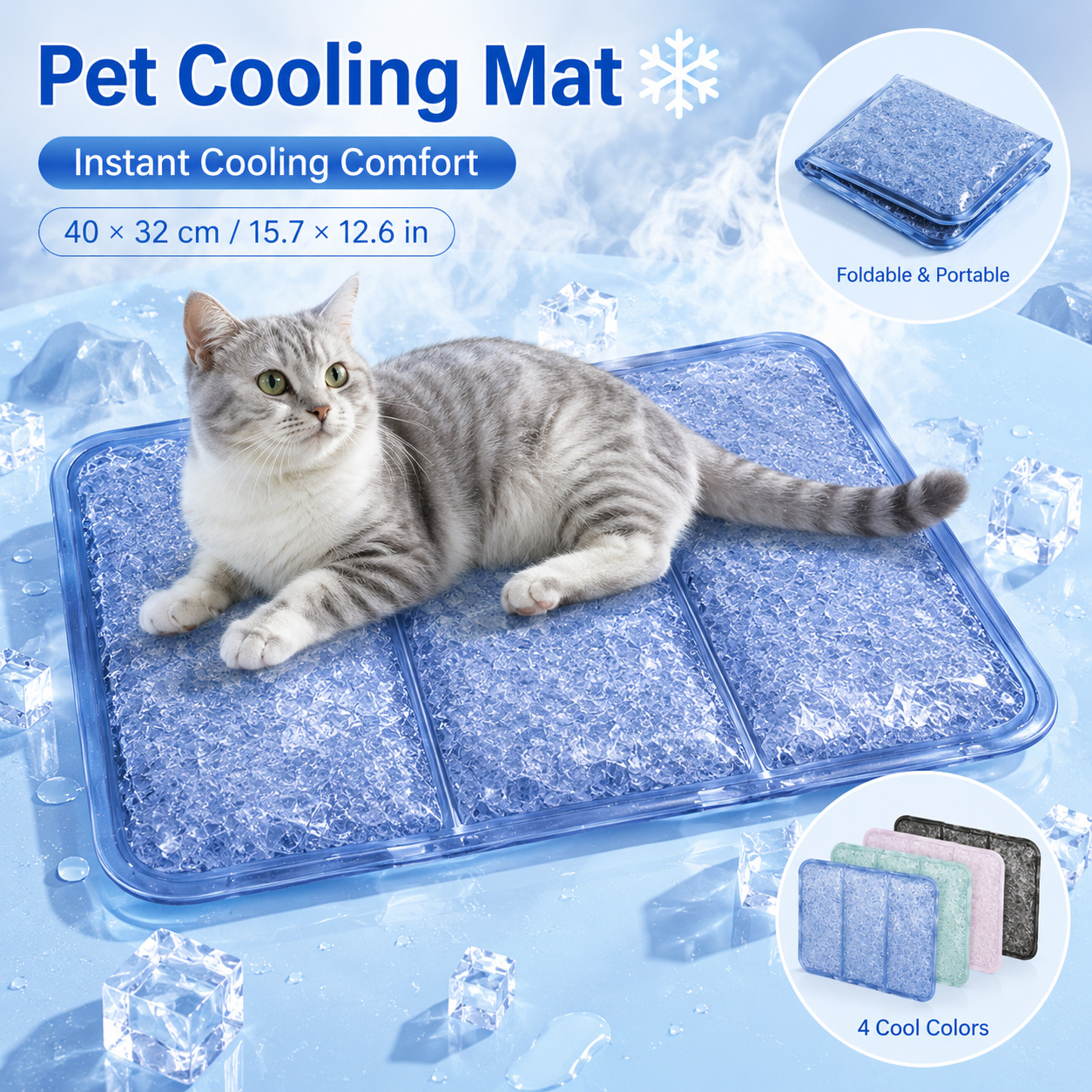 Summer Cool Gel Chair Cushion  - Cooling Pillow Gel avaliação e preço