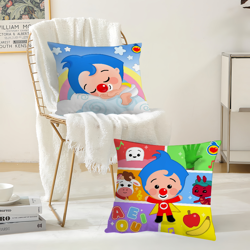 Cartoon cute P-Plim P-Plim  Pi - Pillow Cover 20X20 avaliação e preço