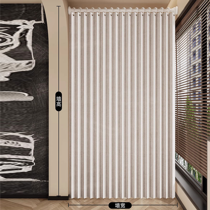 Collapsible Folding Accordion  - Home Textiles Curtains avaliação e preço