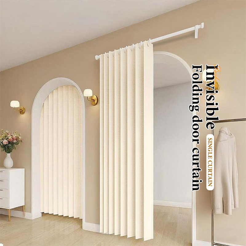 Collapsible Folding Accordion  - Home Textiles Curtains avaliação e preço