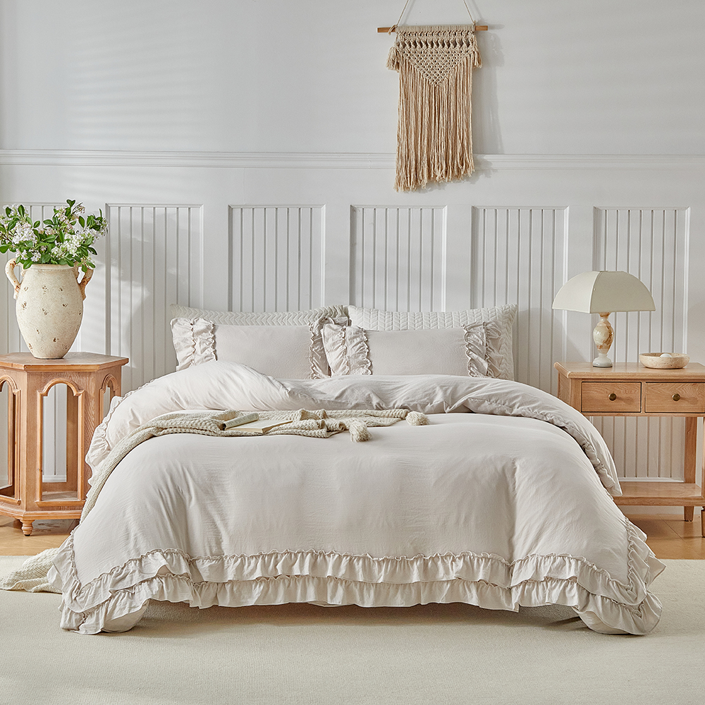 Duvet Cover Bedding Set Twin F - Linen Duvet Cover avaliação e preço