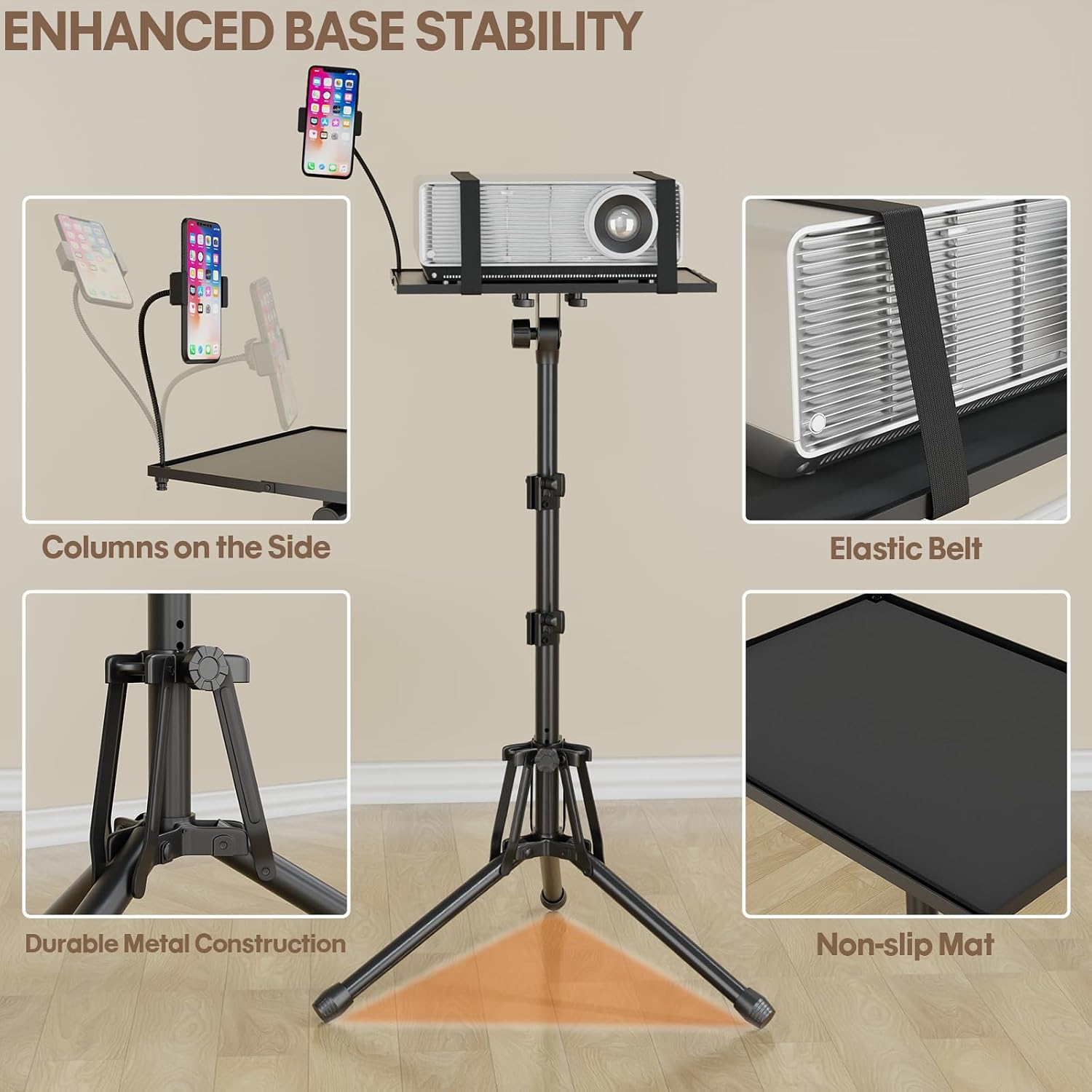 Adjustable Projector Stand 20- - Home & Hotel Textiles Private Limited avaliação e preço