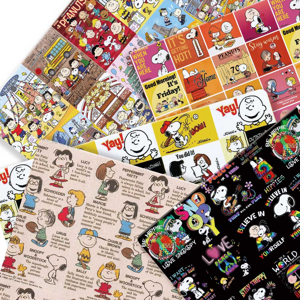 TAKARA TOMY Snoopy fabric140x5 - Home Textiles Curtains avaliação e preço