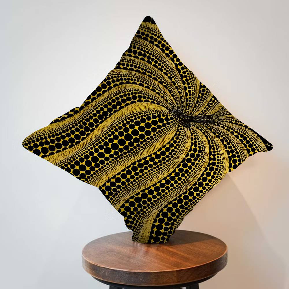 k-Kusama y-Yayoi Art Pillow Co - Home Art Textiles avaliação e preço