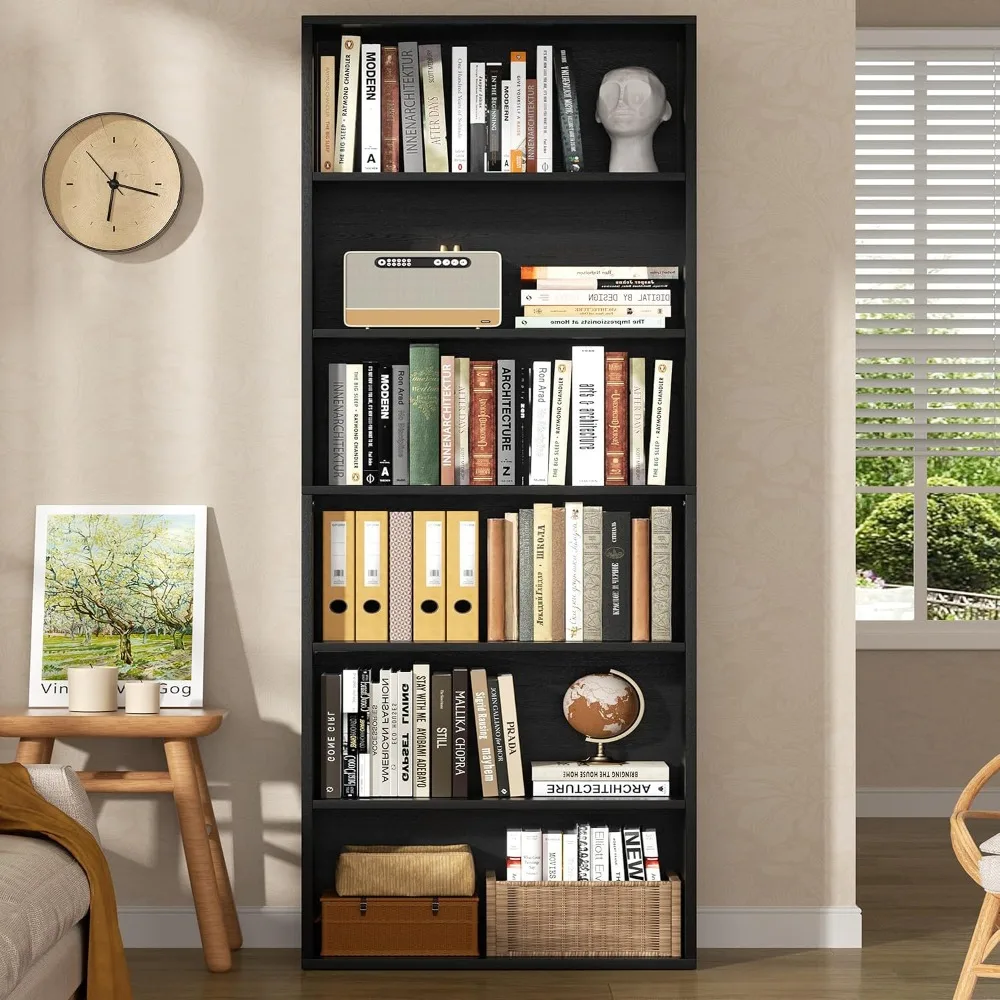 6-Tier Tall Open Bookcase, 70. - Home & Hotel Textiles Private Limited avaliação e preço