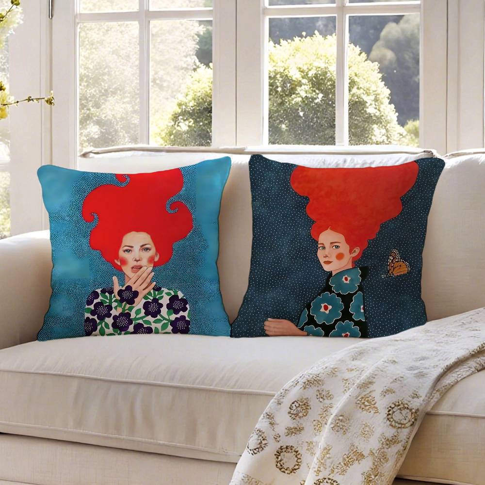 H-Hulya O-Ozdemir ART Pillow C - Home Art Textiles avaliação e preço