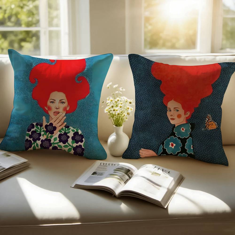 H-Hulya O-Ozdemir ART Pillow C - Home Art Textiles avaliação e preço