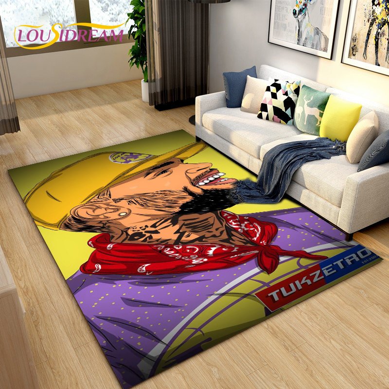 Hip Hop Art Rapper Legend Star - Home Art Textiles avaliação e preço