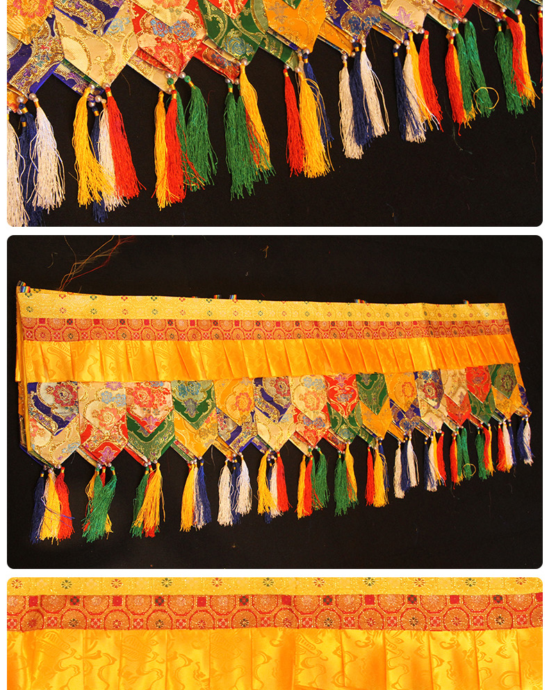 500CM long Wholesale Buddhist  - Home Textiles Curtains avaliação e preço