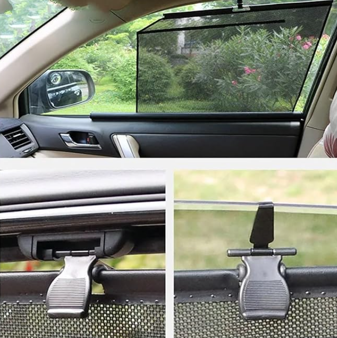 Summer Car Mesh Sunshade Magne - Home Textiles Curtains avaliação e preço