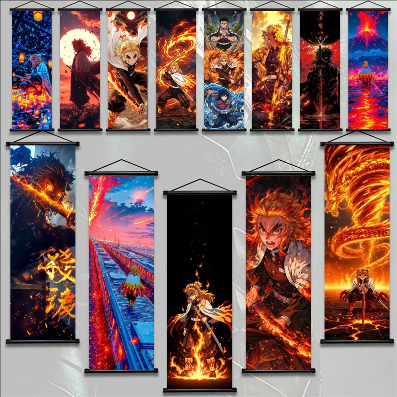 Demon Slayer Kyojuro Rengoku H - Textiles For Home avaliação e preço