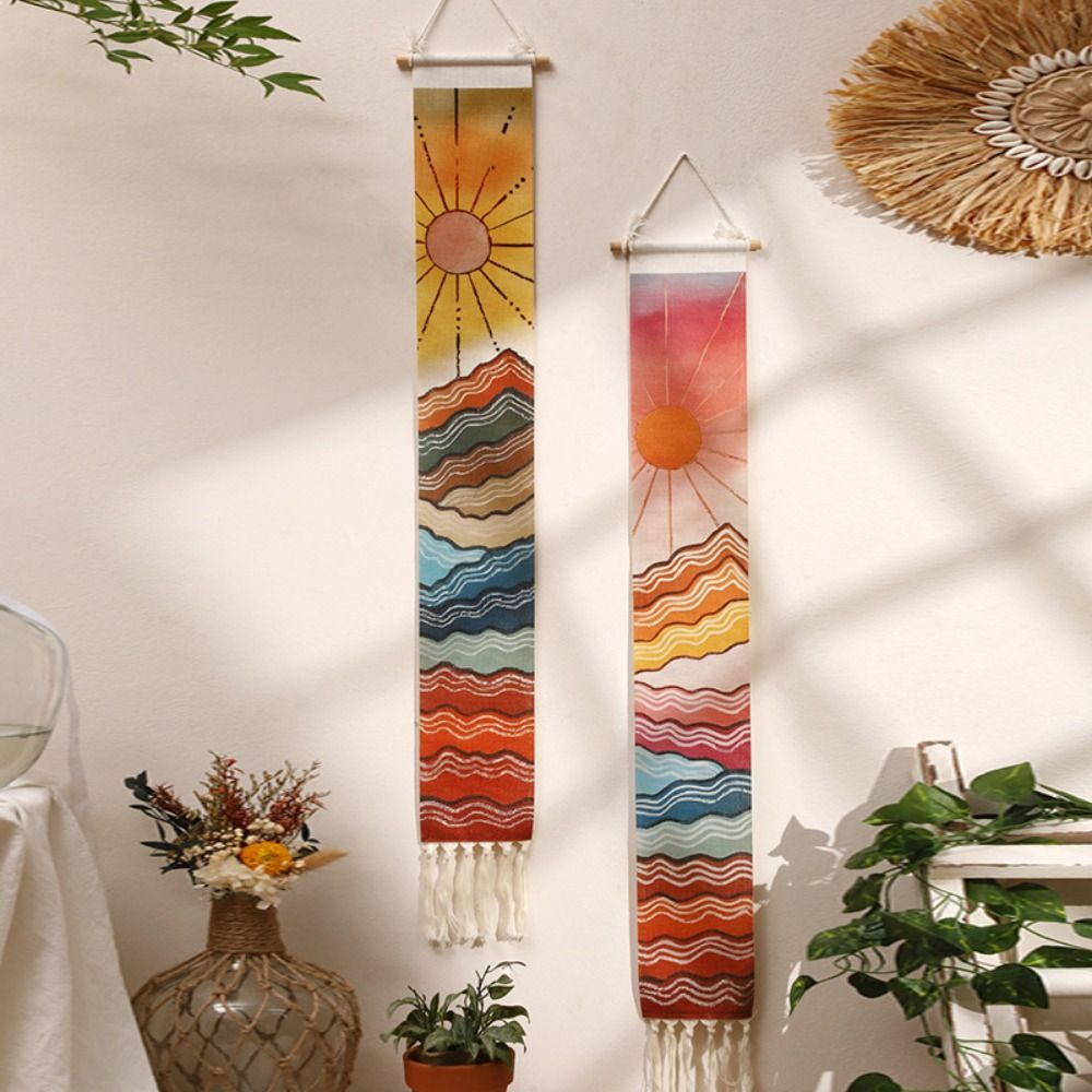 Hot Mountain Wall Tapestry Sun - Sunrise Home Textiles & Apparel avaliação e preço