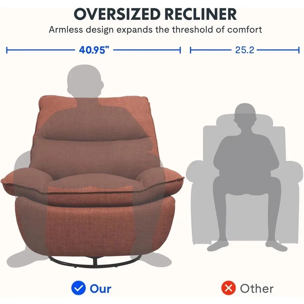 Swivel Rocker Recliner Chair,  - Home Textiles Of Scandinavia avaliação e preço