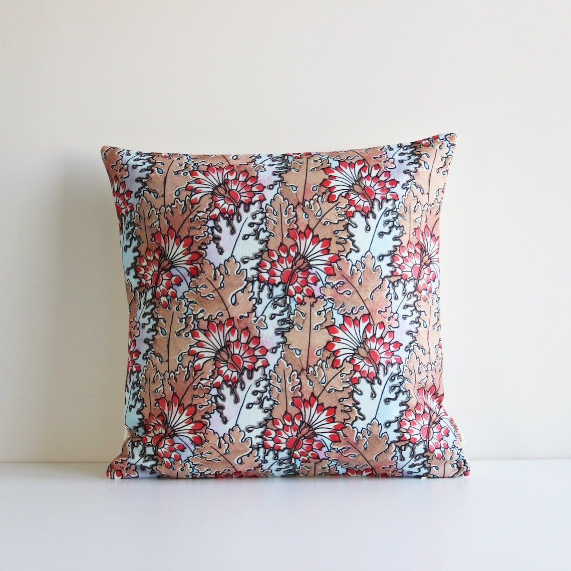 Throw Pillow Cover Coral & Red - Pillow Cover 20X20 avaliação e preço