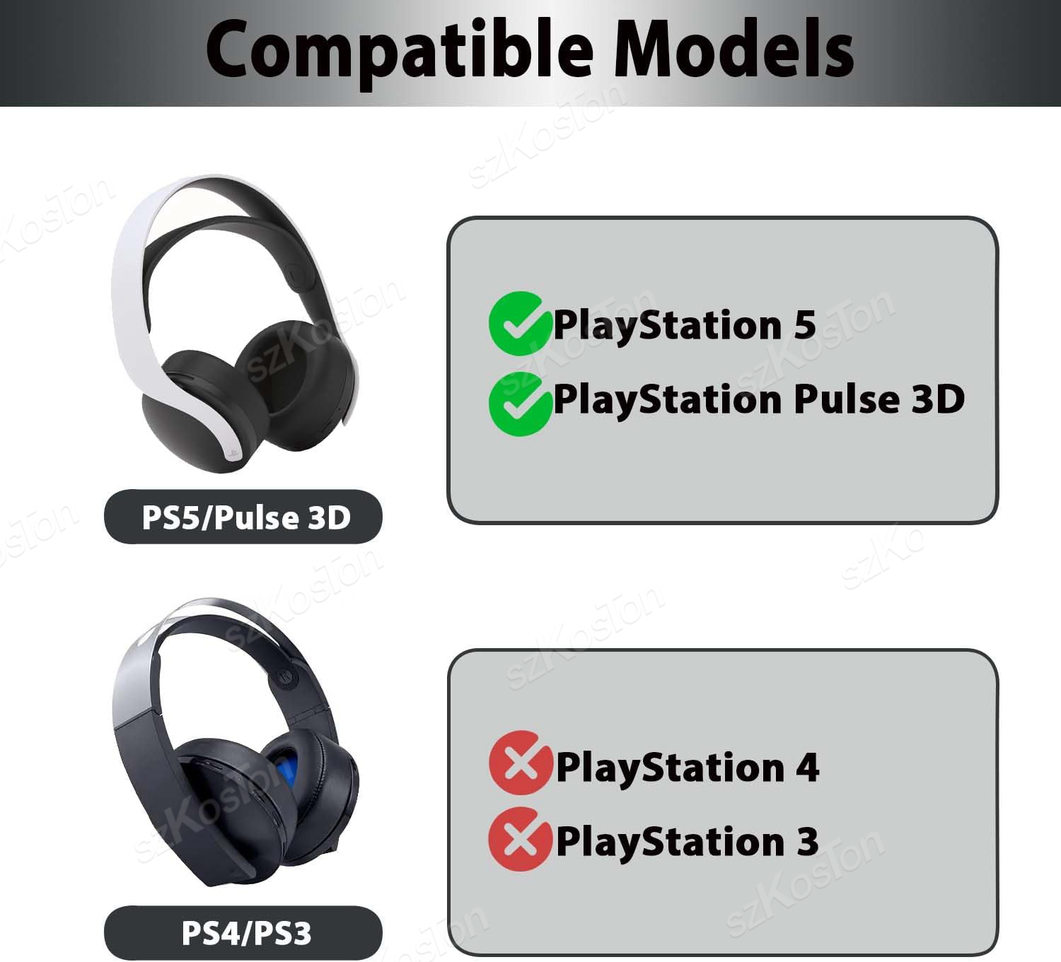 Replacement Ear Pads for PS5 P - Cooling Pillow Gel avaliação e preço