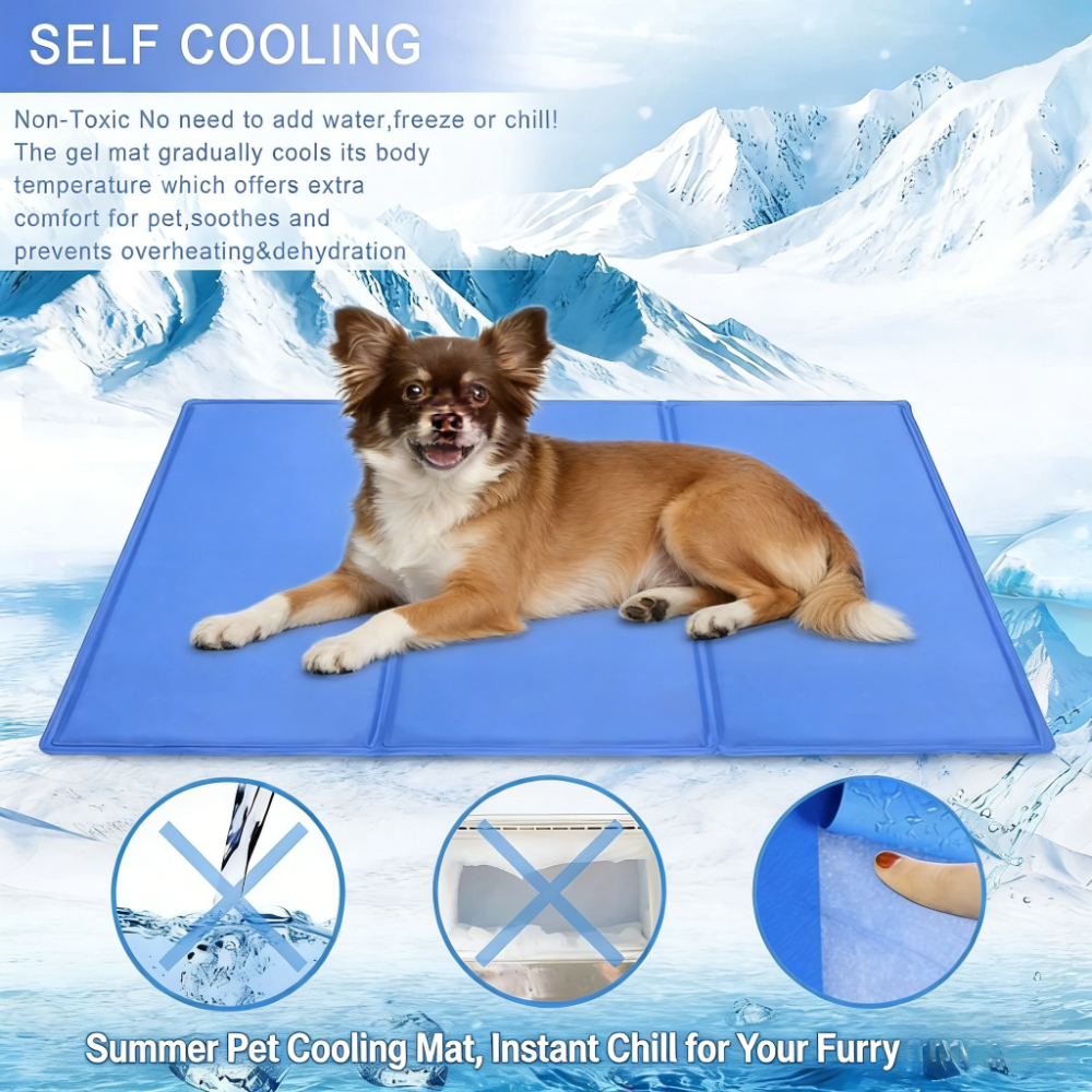 Summer Gel Pet Cooling Bed Mat - Cooling Pillow Gel avaliação e preço
