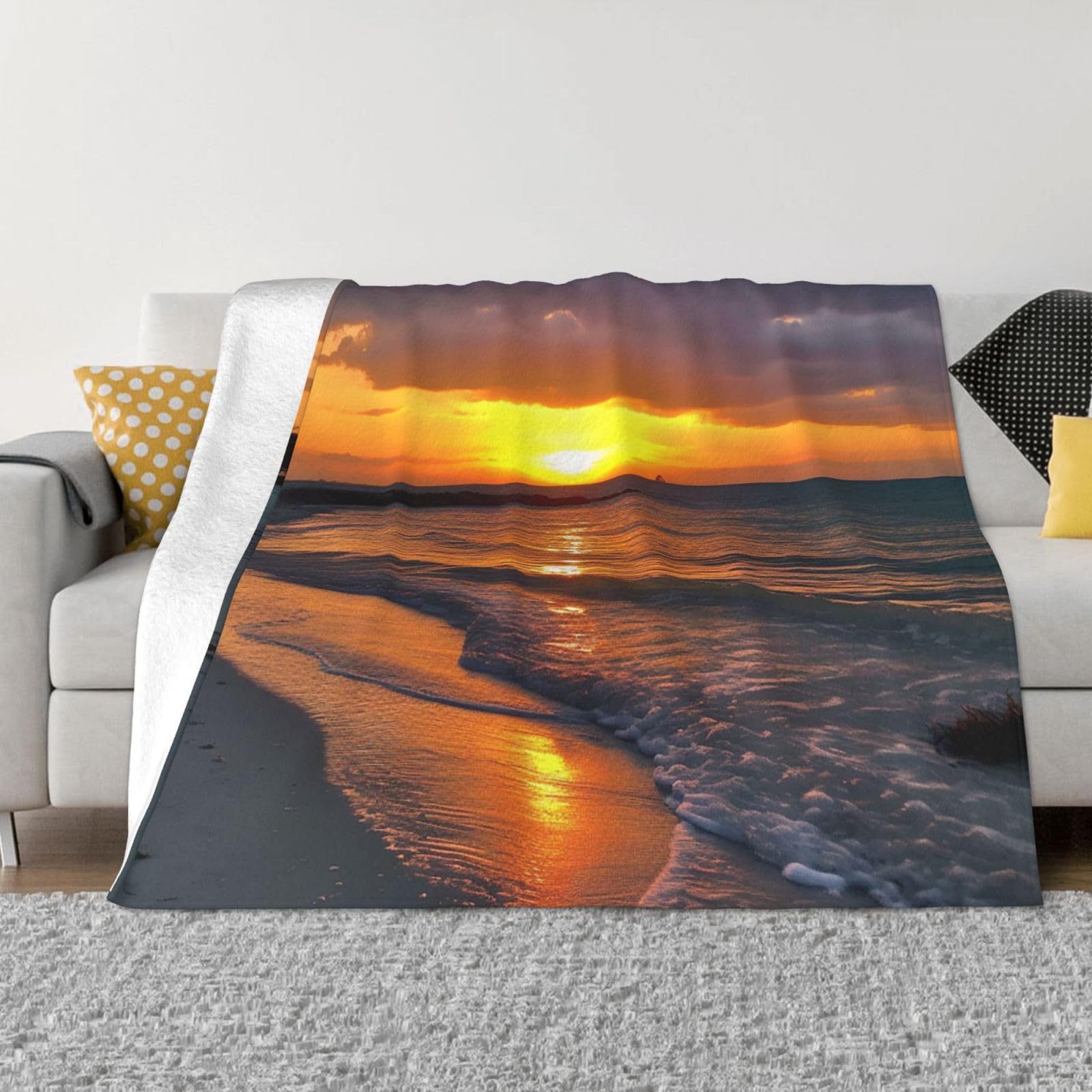 Tropical Ocean Sunrise Printed - Sunrise Home Textiles & Apparel avaliação e preço