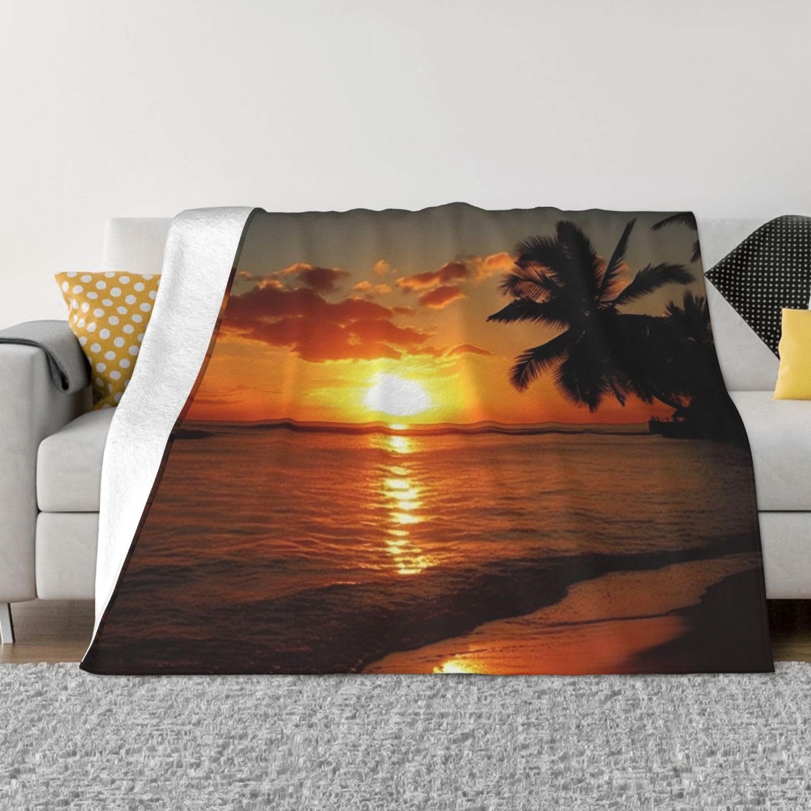 Tropical Ocean Sunrise Printed - Sunrise Home Textiles & Apparel avaliação e preço