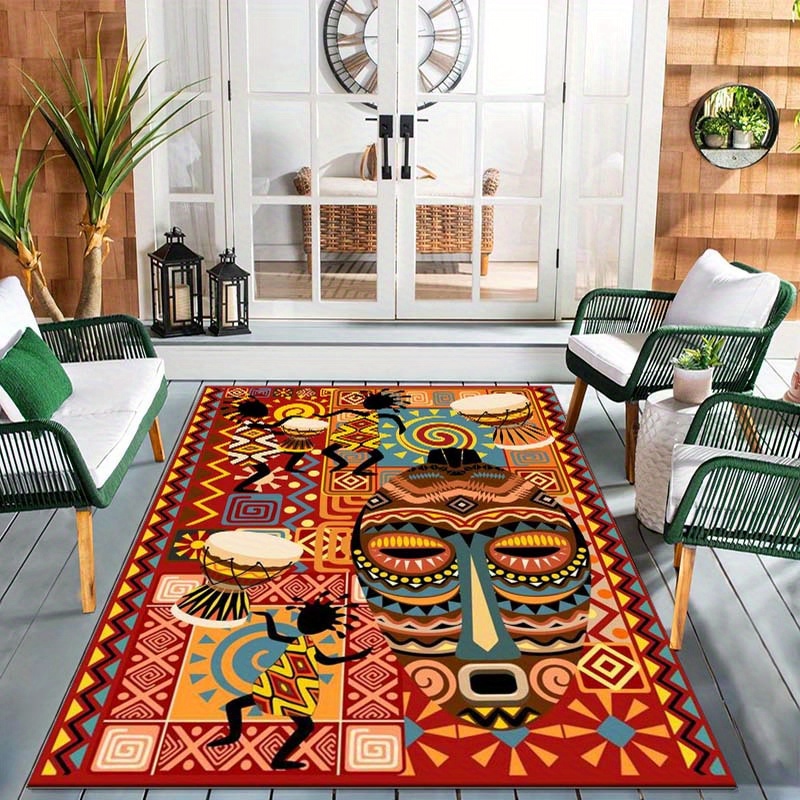 African Art Rug for Cultural D - Home Art Textiles avaliação e preço