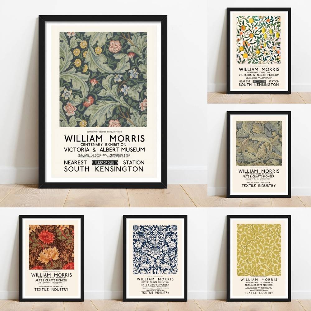 William Morris Vintage Floral  - Home Textiles Exhibition avaliação e preço