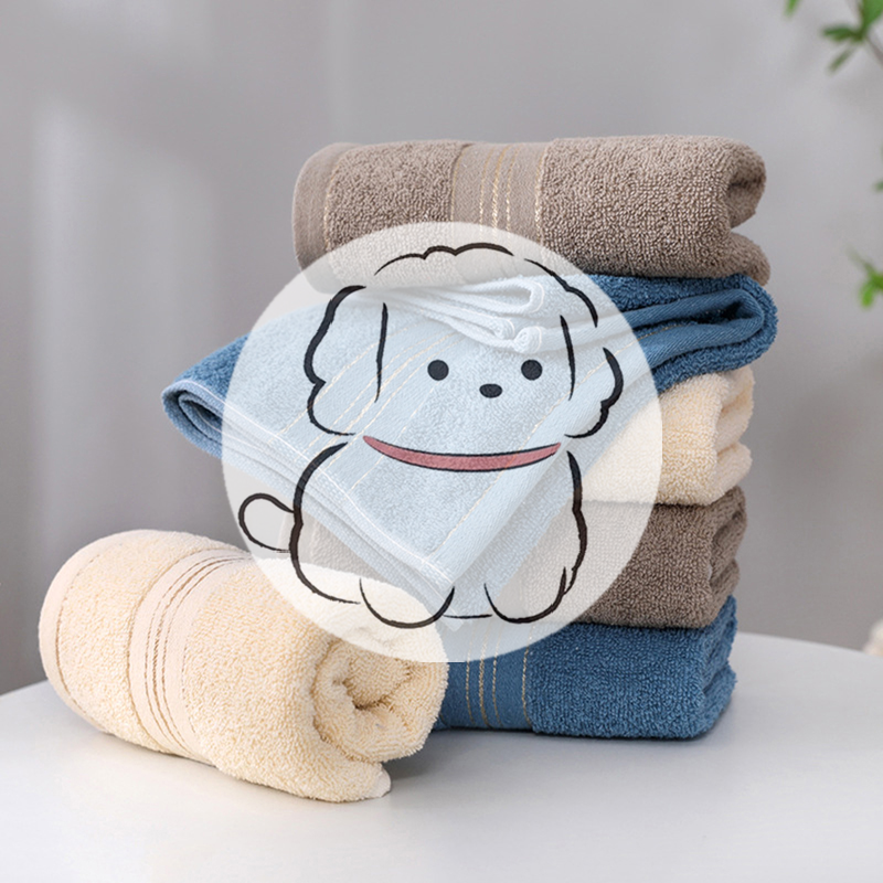 Thickened Absorbent Towel Pure - Home Textiles Face Towel avaliação e preço