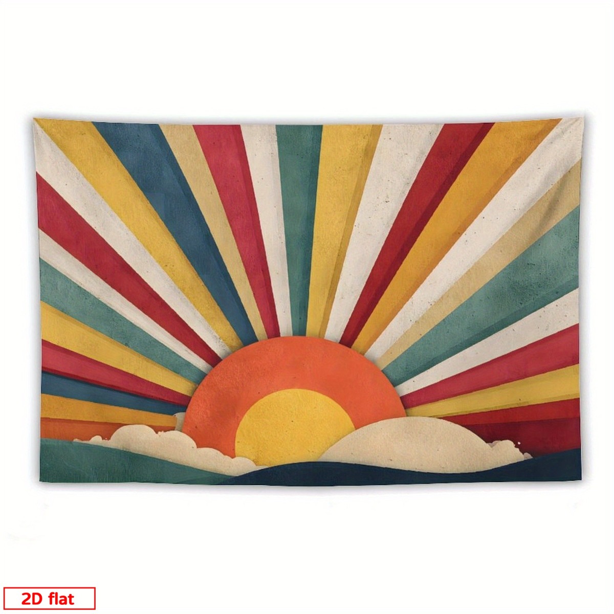 Boho Sunburst Retro Tapestry W - Sunrise Home Textiles & Apparel avaliação e preço