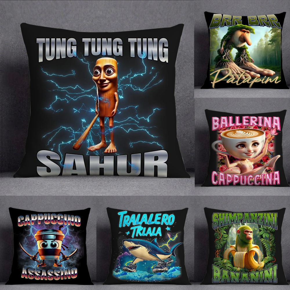 ITALlAN Brainrot Creative anim - Pillow Cover 20X20 avaliação e preço