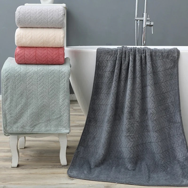 70×140CM Ultra-Soft Absorbent  - Home Textiles Face Towel avaliação e preço