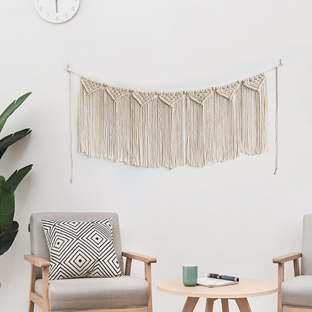 Handmade Bohemian Macrame wove - Home Art Textiles avaliação e preço