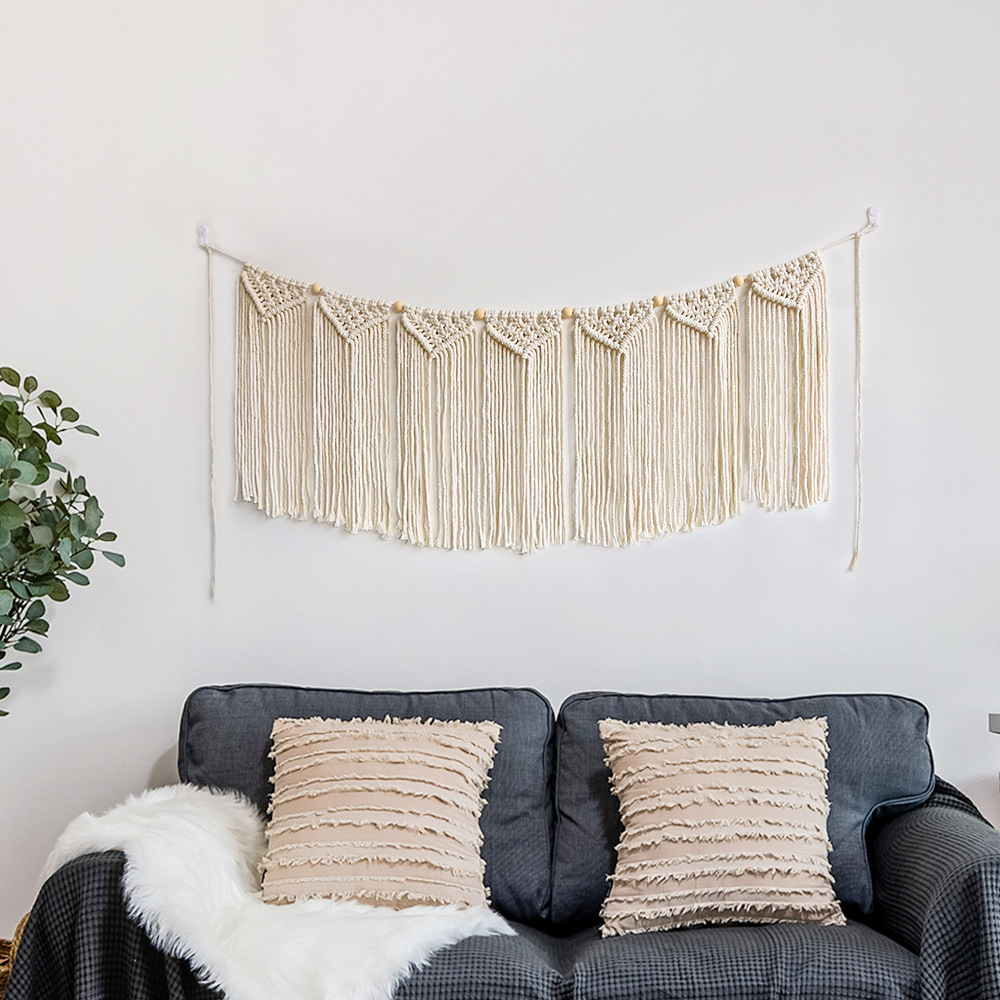 Handmade Bohemian Macrame wove - Home Art Textiles avaliação e preço