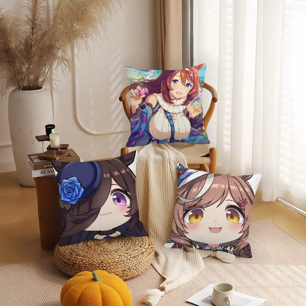 Anime Umamusume Pretty Derby S - Pillow Cover 20X20 avaliação e preço