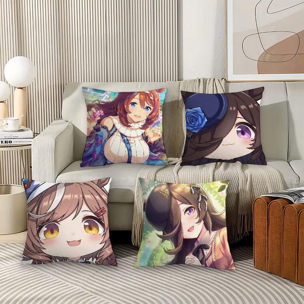 Anime Umamusume Pretty Derby S - Pillow Cover 20X20 avaliação e preço