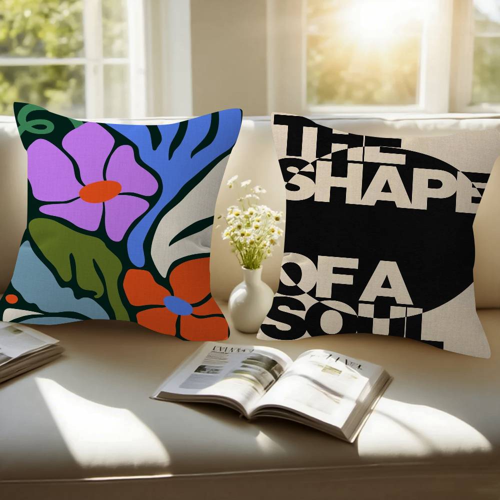 Retro Abstract Nourishing Soul - Home Art Textiles avaliação e preço