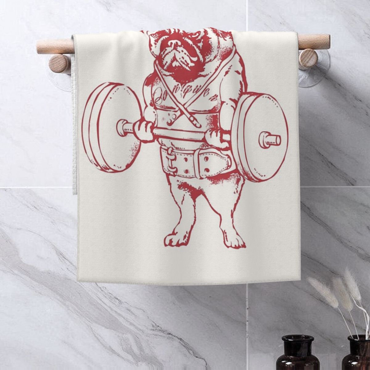 Custom Go Hard Or Go Home Pug  - Home Textiles Face Towel avaliação e preço