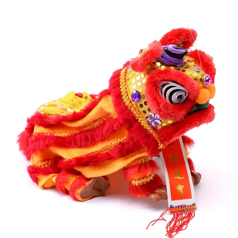 Chinese Style Lion Dance Figur - Home Art Textiles avaliação e preço