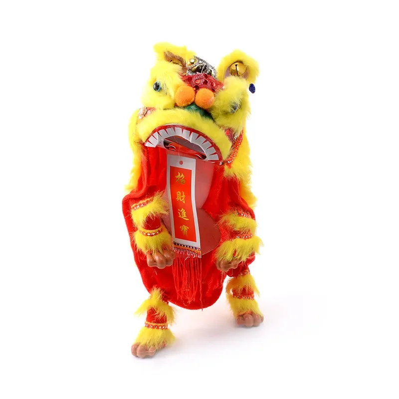 Chinese Style Lion Dance Figur - Home Art Textiles avaliação e preço