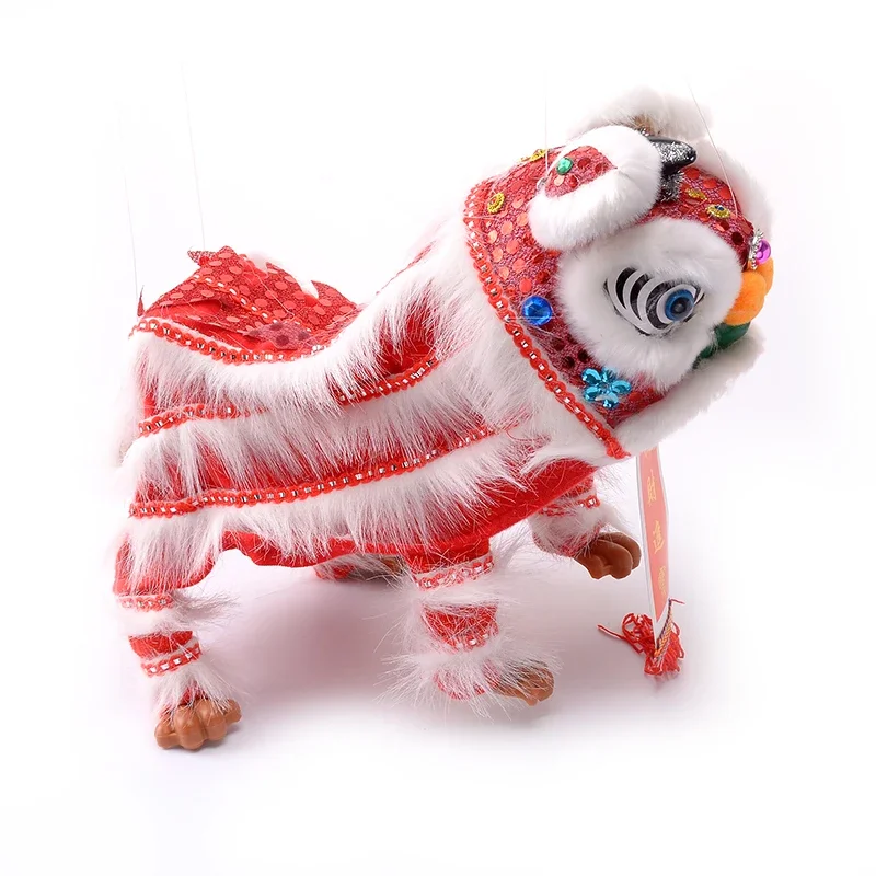 Chinese Style Lion Dance Figur - Home Art Textiles avaliação e preço
