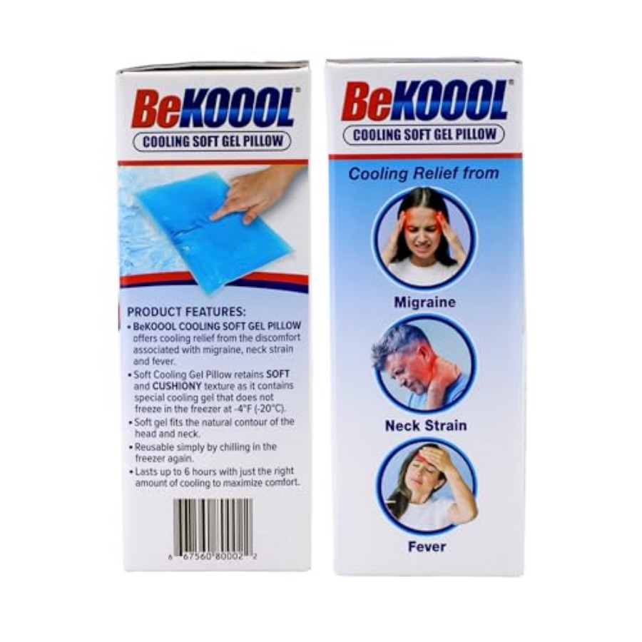 BeKOOOL Cooling Soft Gel Pillo - Cooling Pillow Gel avaliação e preço
